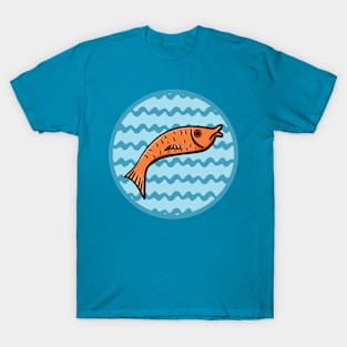 Jumping fish in the sea T-Shirt